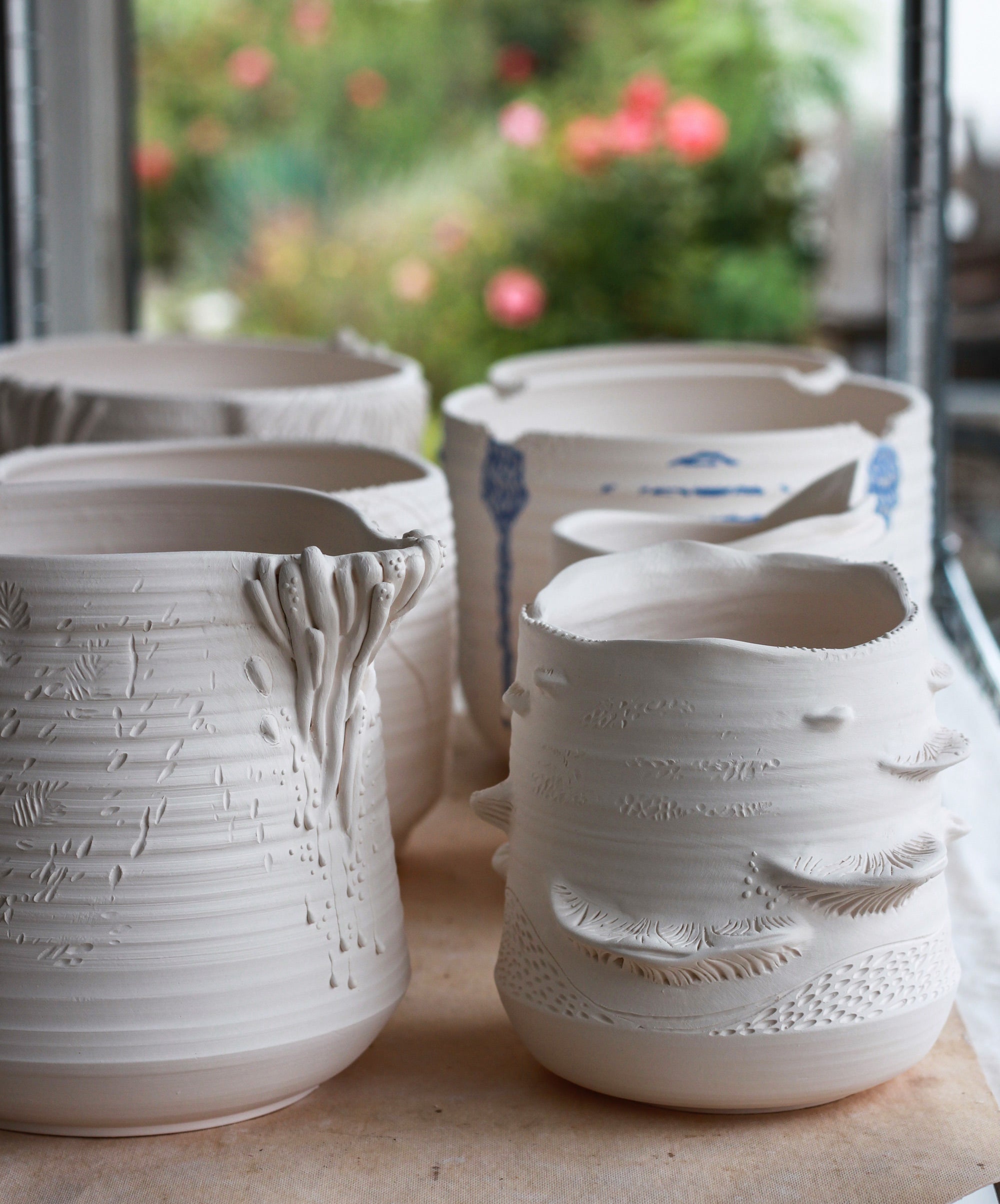 on my mind... fresh work heading to the kiln