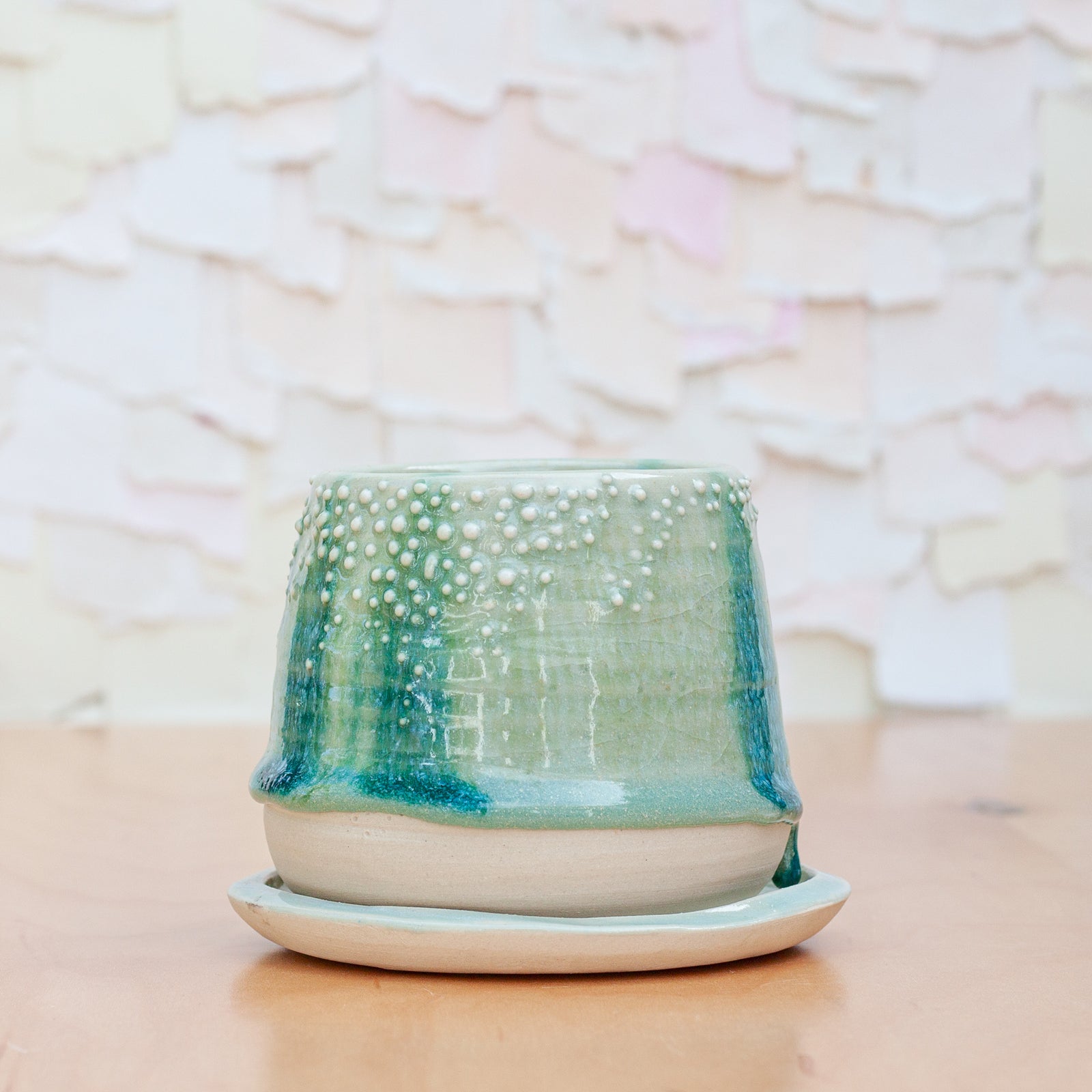 Barnacle Babe Planter in Forest Mist