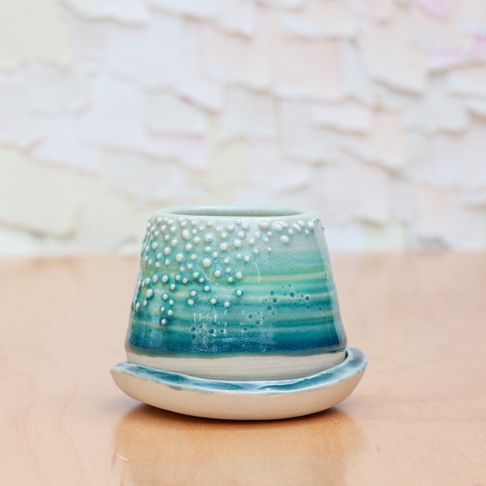 Barnacle Mini Planter in Neptune