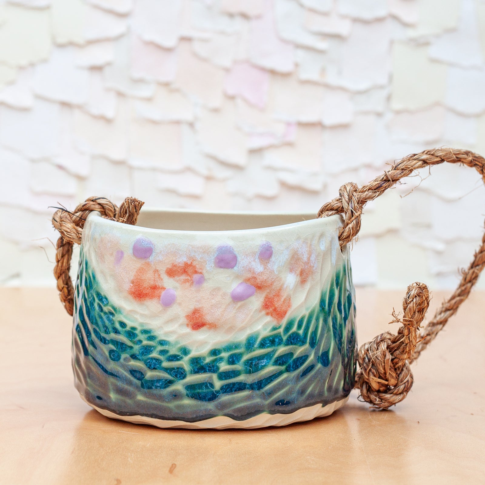 Canyon Hanging Planter in Forest Bloom