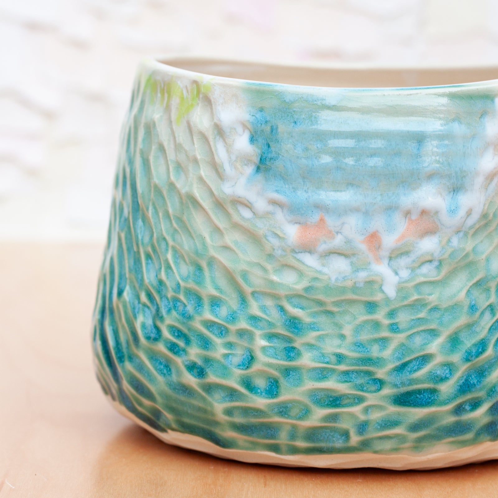 Large Canyon Planter in Winter