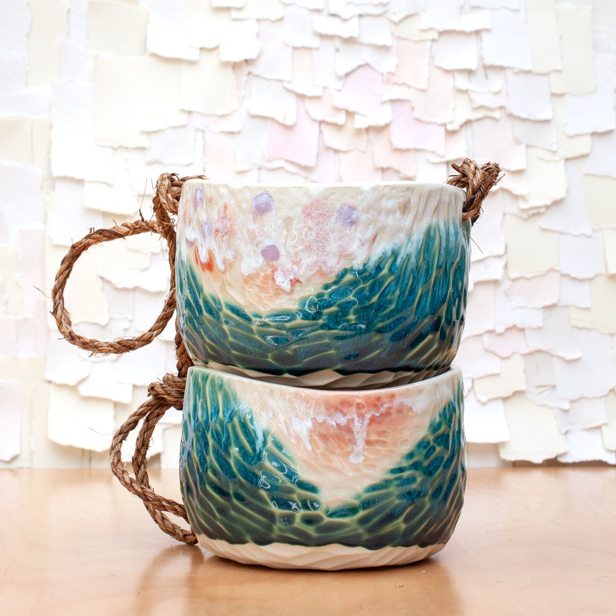 Canyon Hanging Planter in Forest Bloom