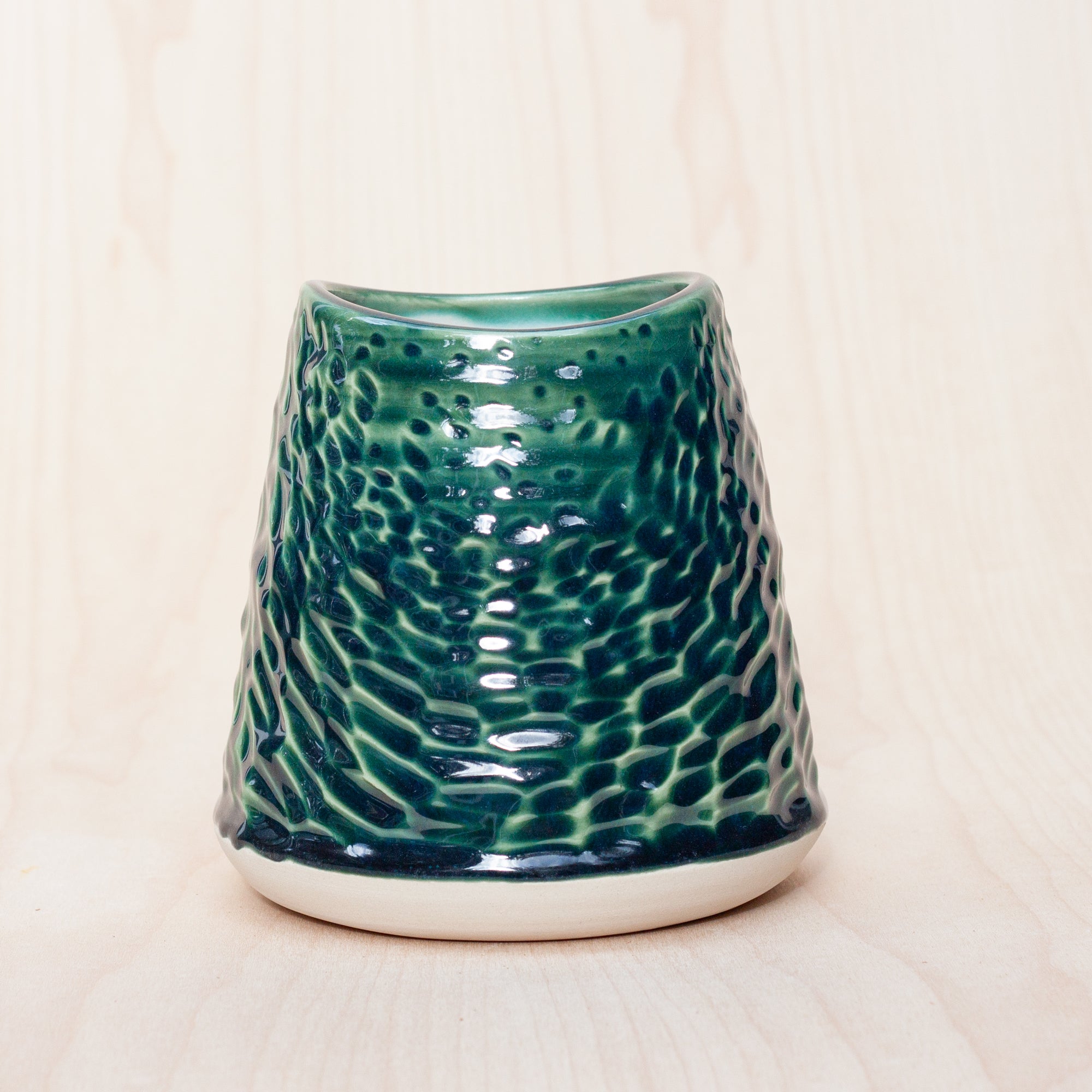 Canyon Vase in Emerald