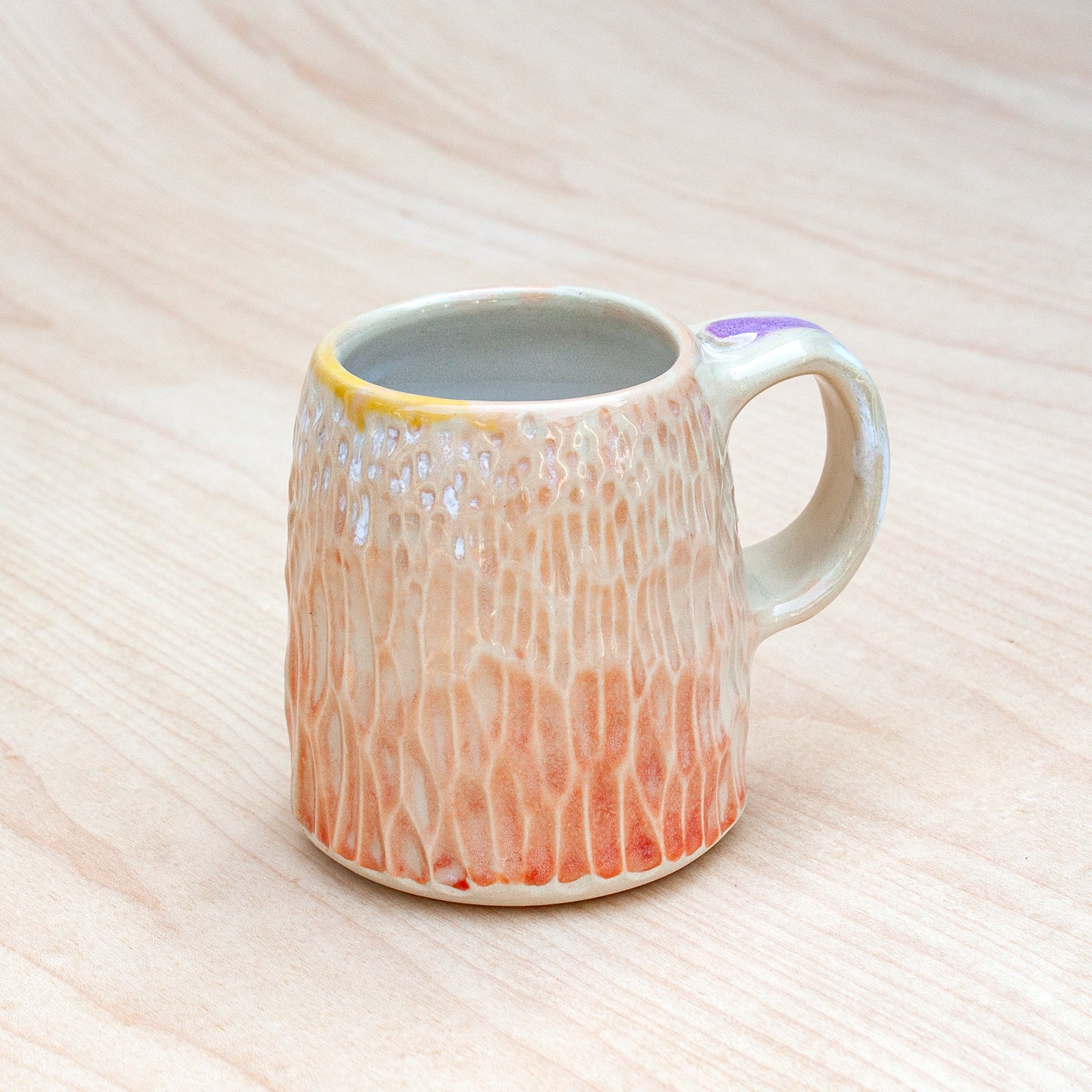 Carved Geo Mug in Solar Ray