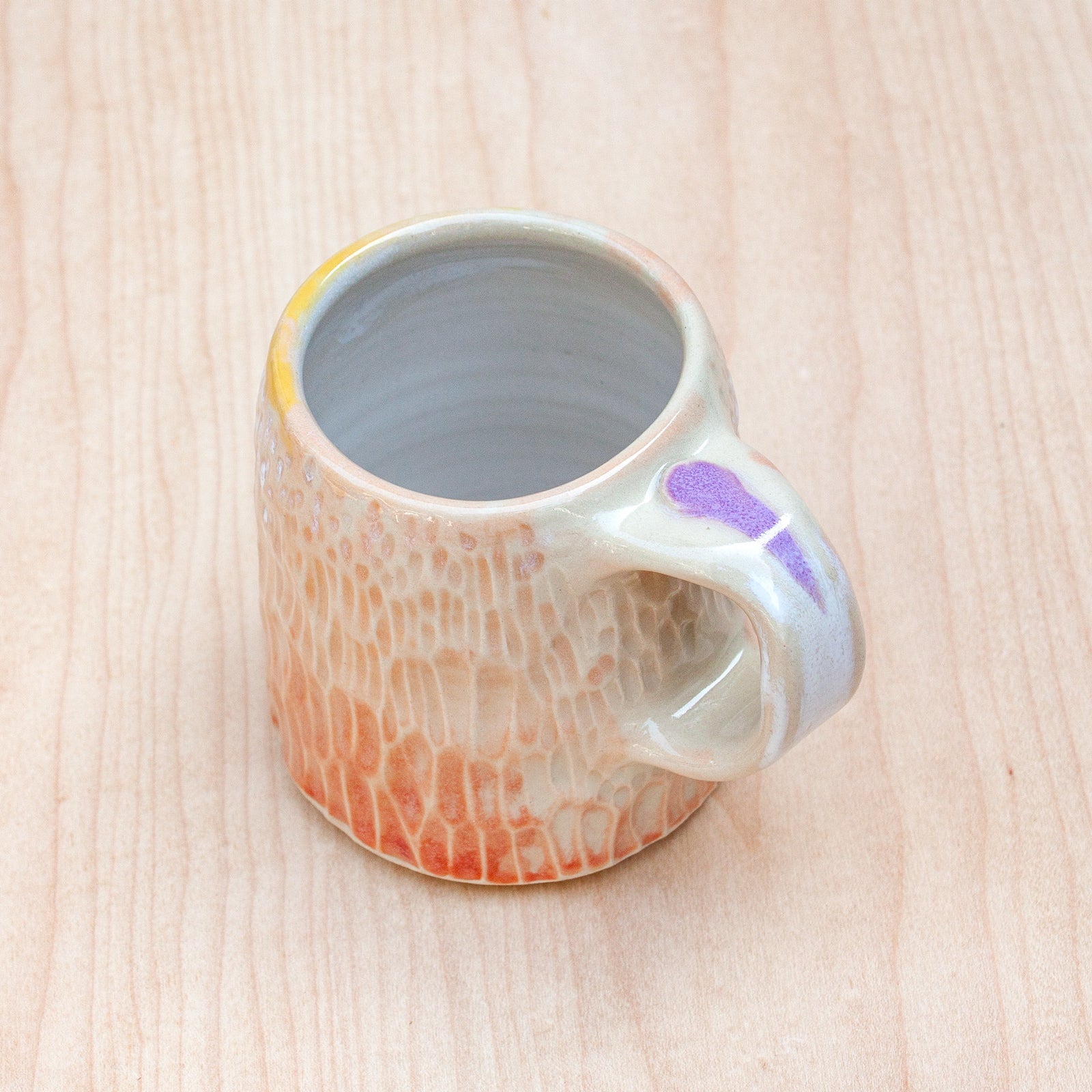Carved Geo Mug in Solar Ray
