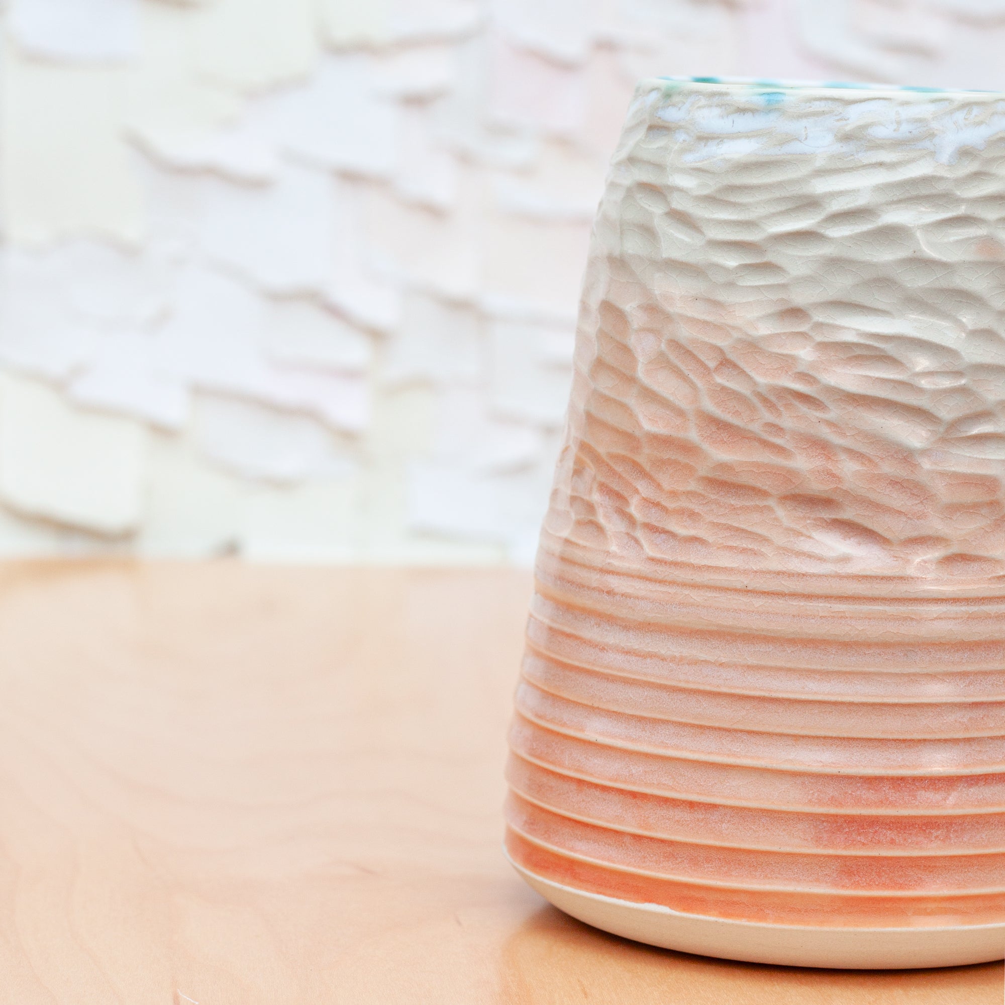 Carved Vase in Ojai Sunset