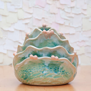 Coral Petal Bloom Vessel