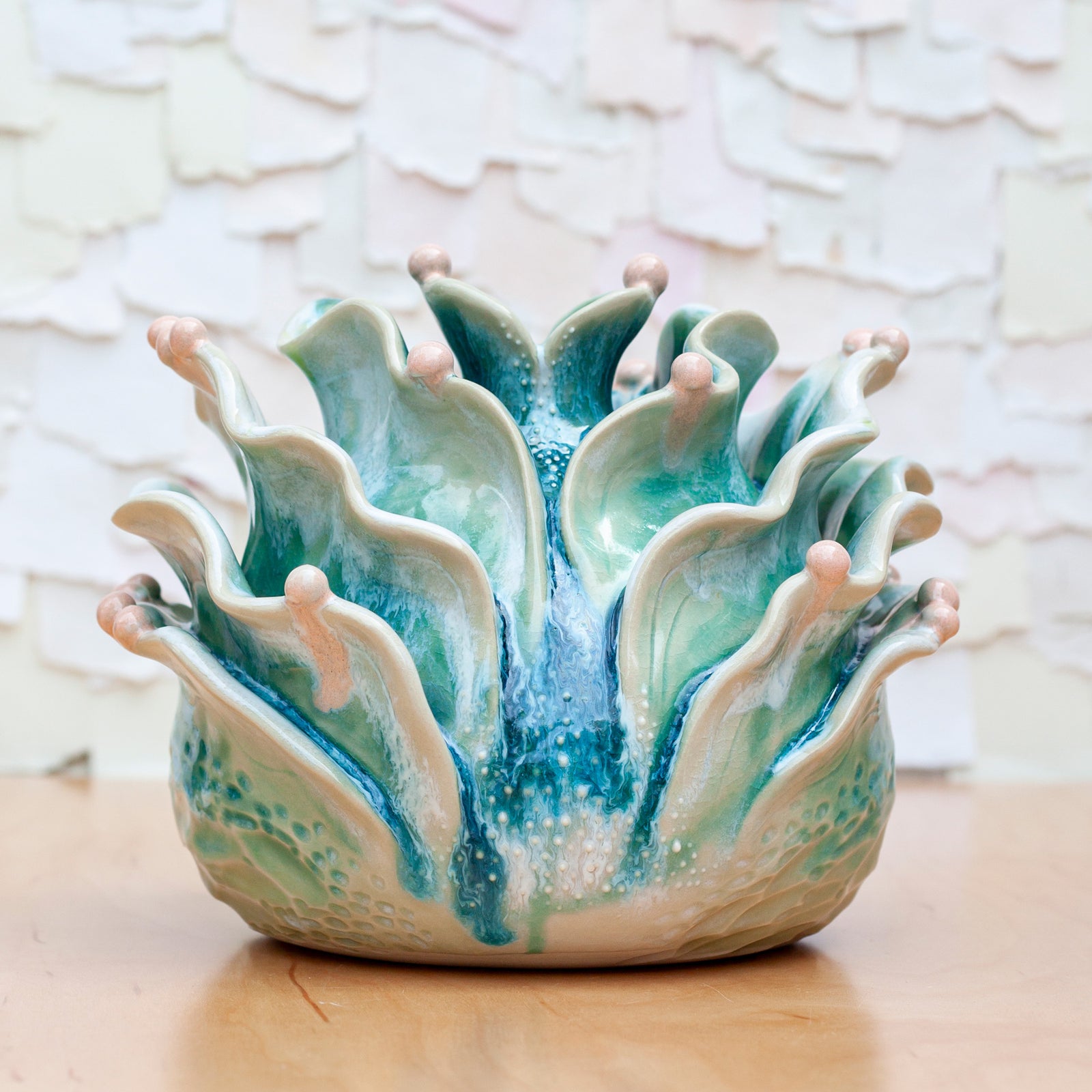 Coral Petal Bloom Vessel