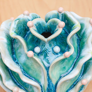 Coral Petal Bloom Vessel