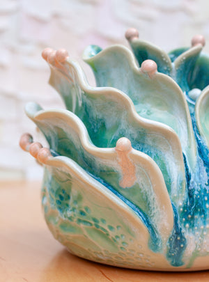 Coral Petal Bloom Vessel