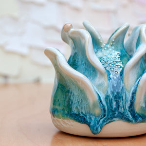 Petal Bud Vase in Coral