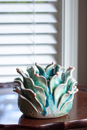 Coral Petal Bloom Vessel
