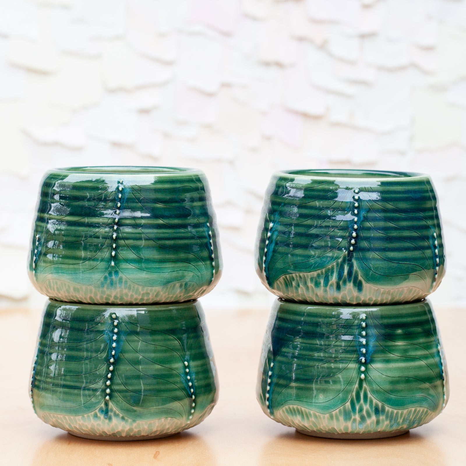 Flow Etched Tumbler in Alpine Lakes