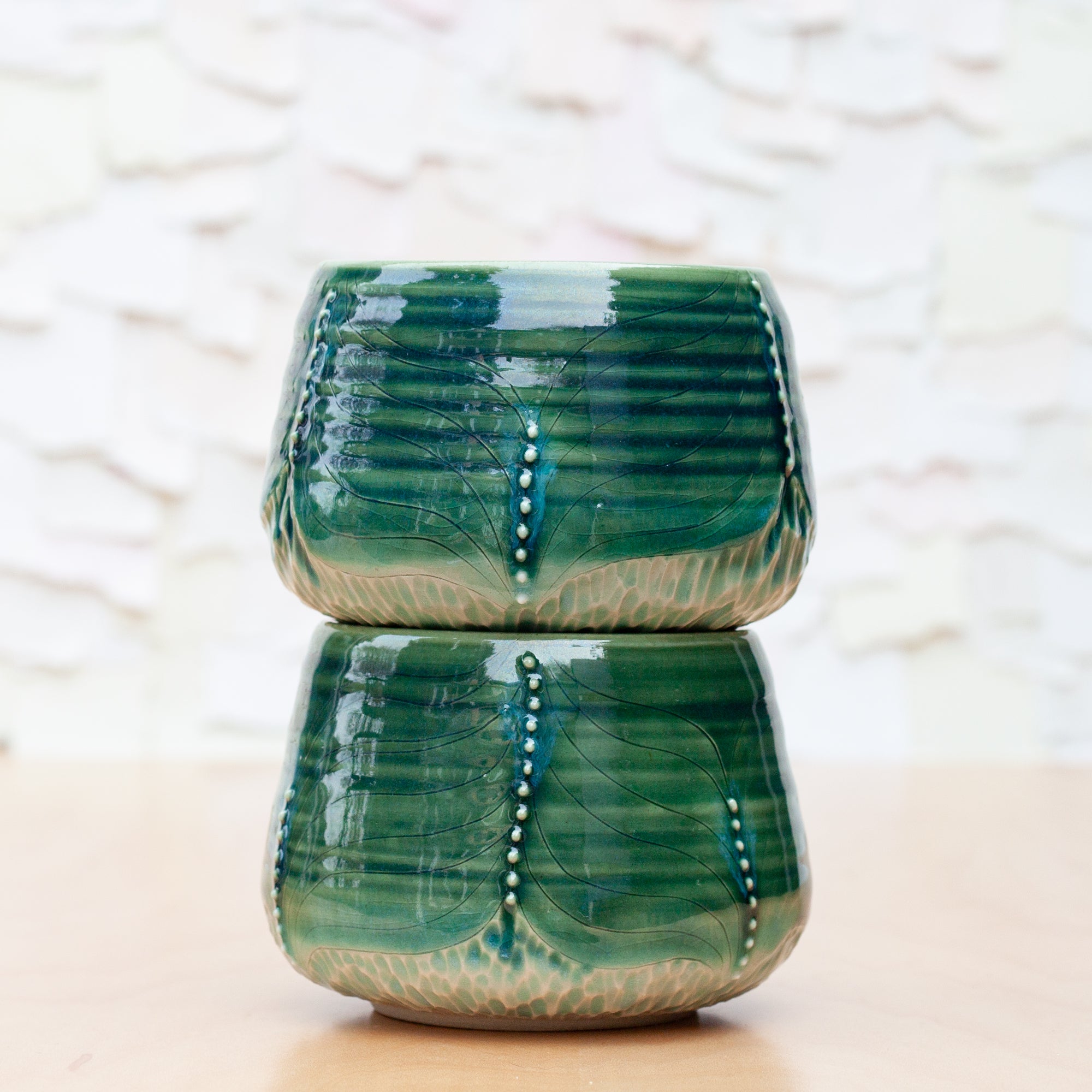 Flow Etched Tumbler in Alpine Lakes