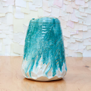Glacial Flow Geode Vase