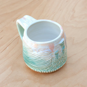 Intertidal Mug In Aqua Cloud