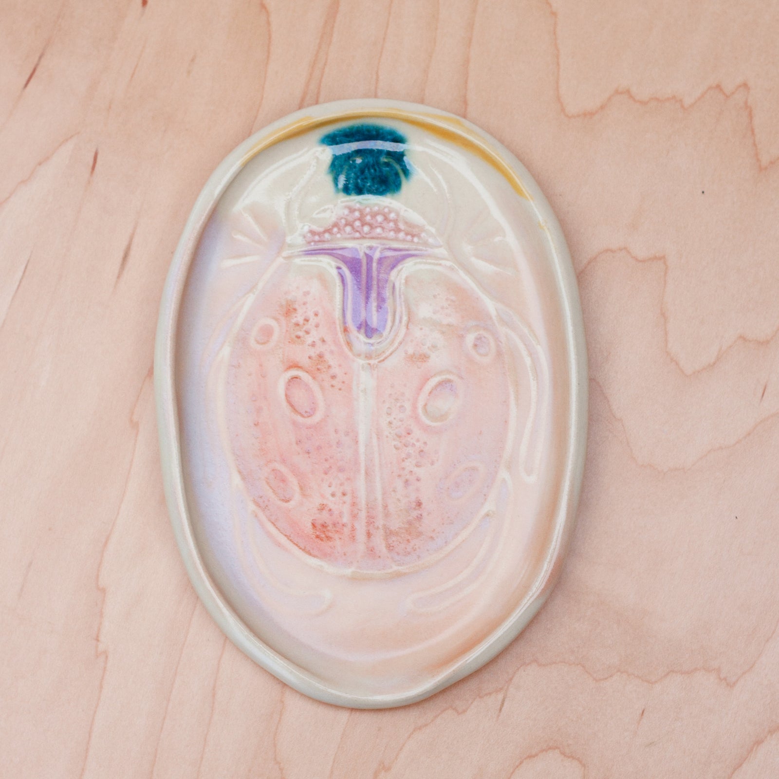 Lady Bug Spoon Rest in Solar Ray