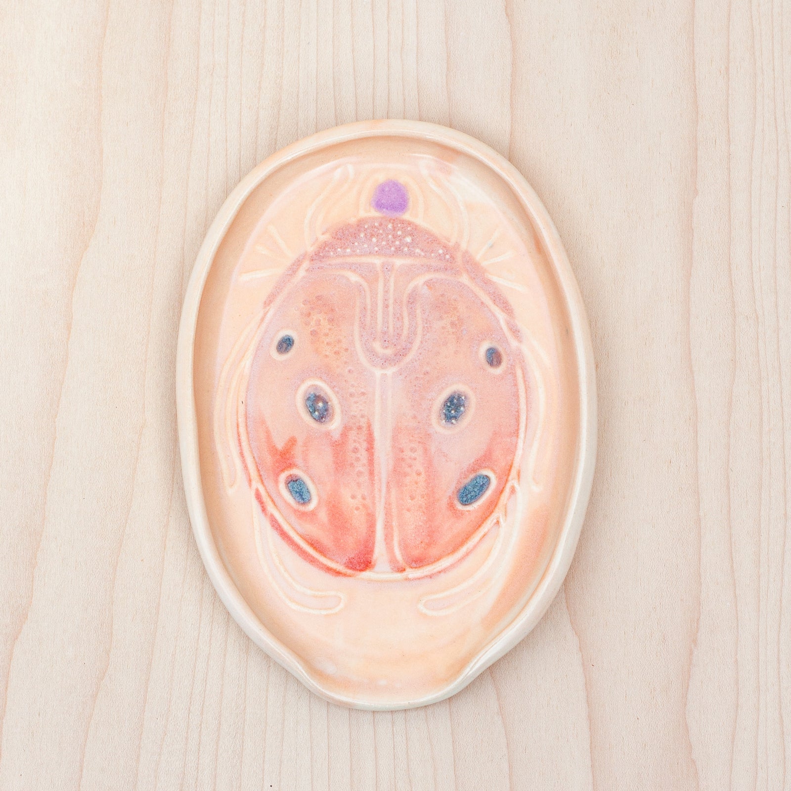 Lady Bug Spoon Rest in Sunset