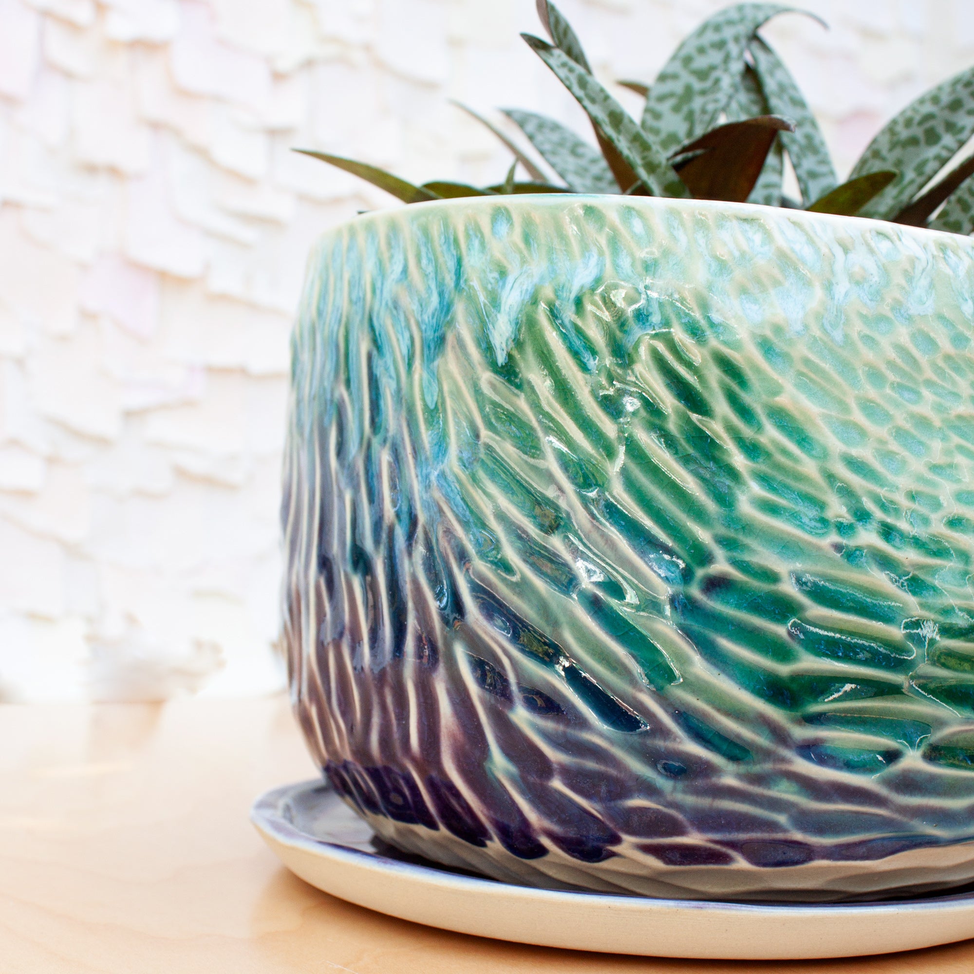 Large Canyon Planter in Indigo Deep