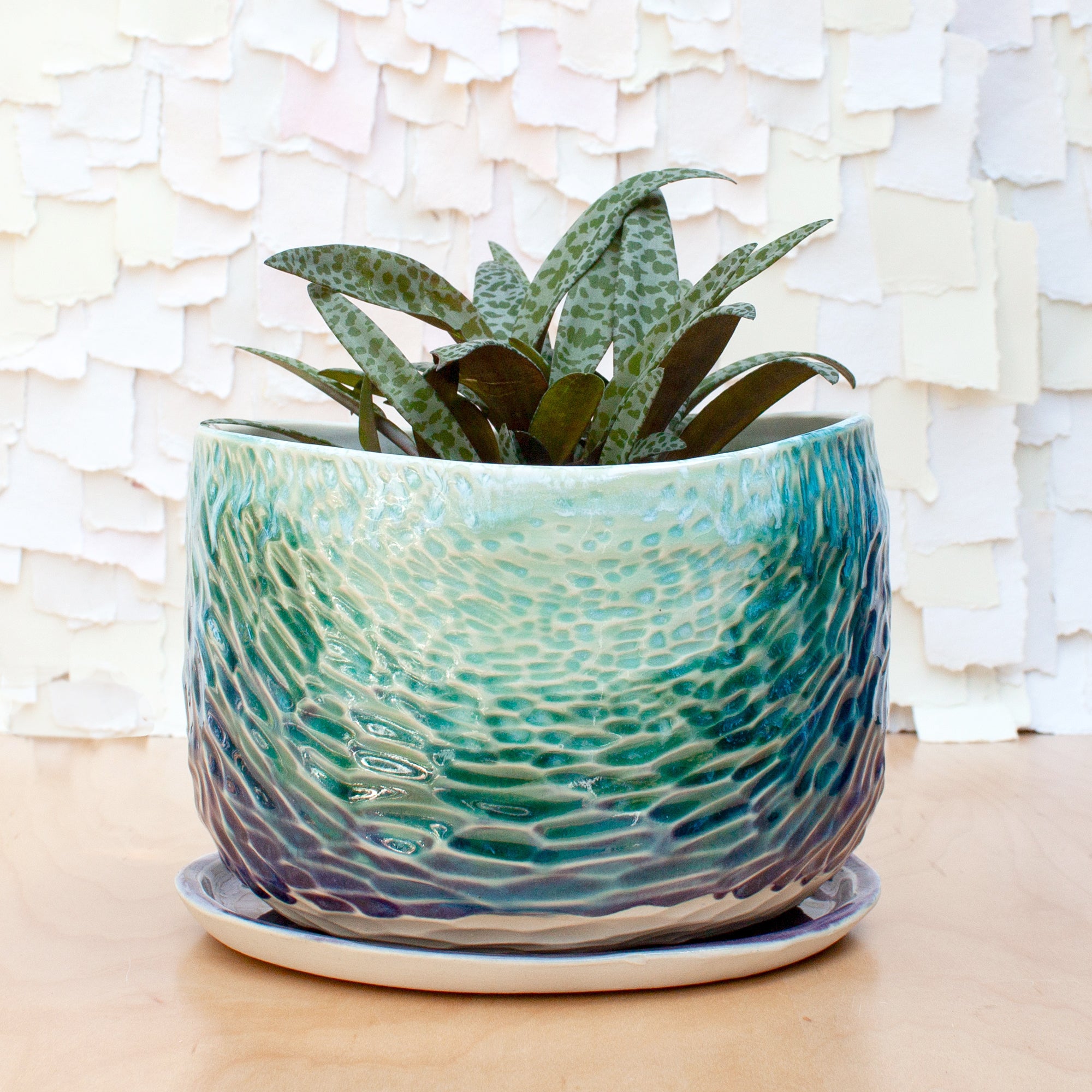 Large Canyon Planter in Indigo Deep