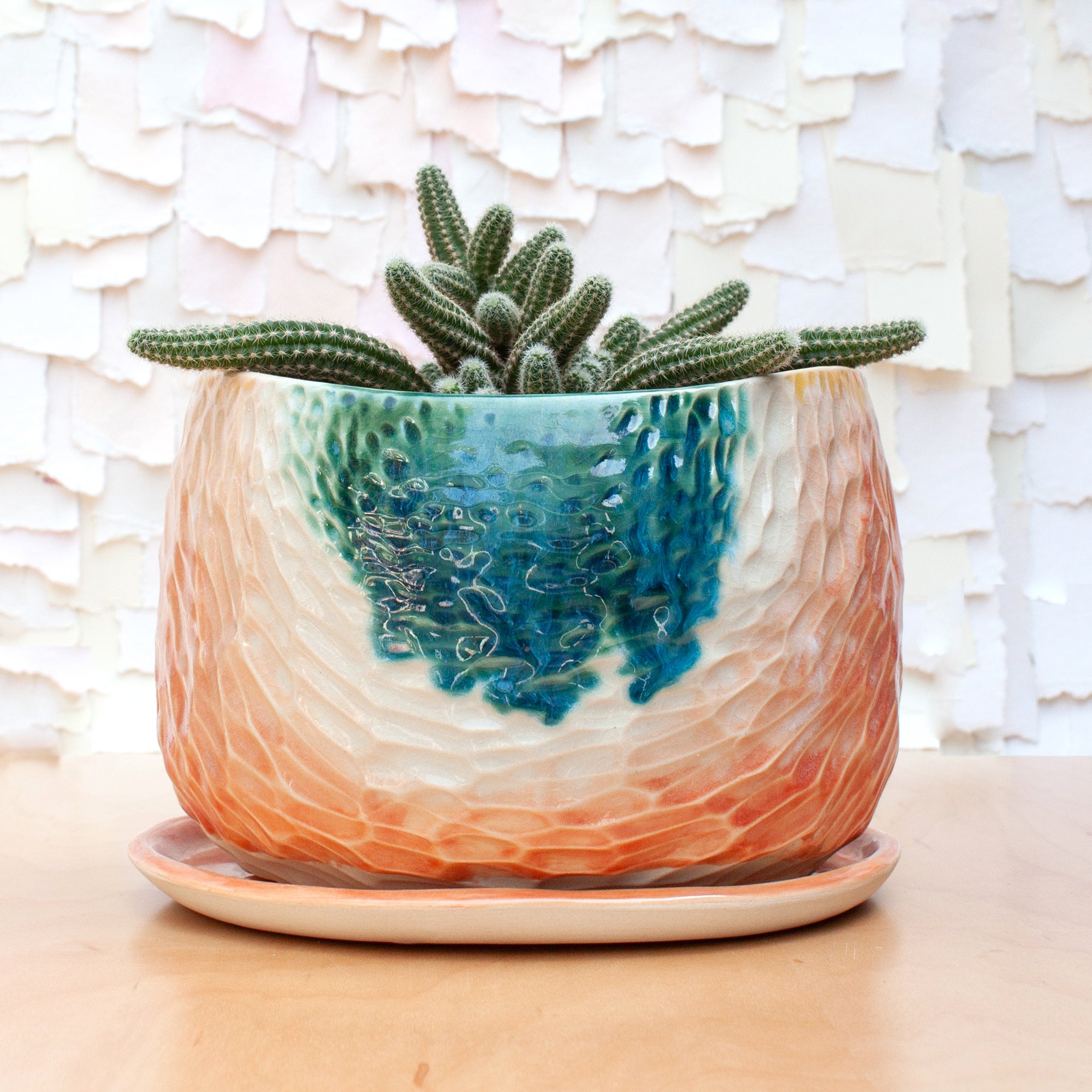 Large Canyon Planter in Solar Flare