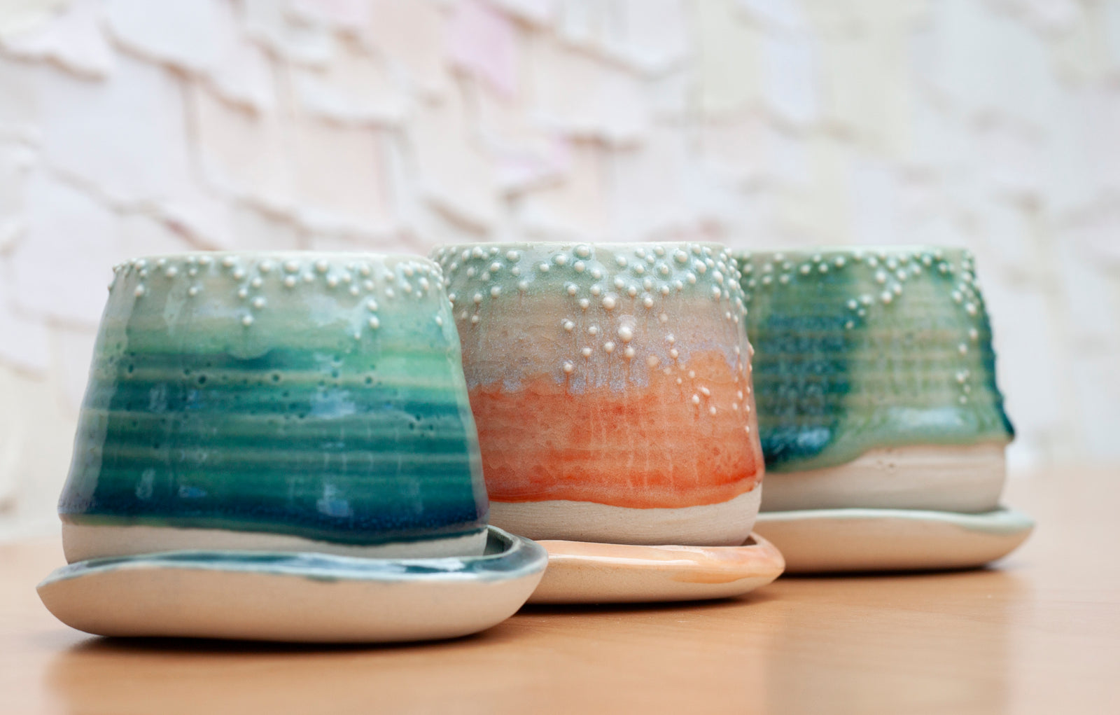 Barnacle Mini Planter in Neptune