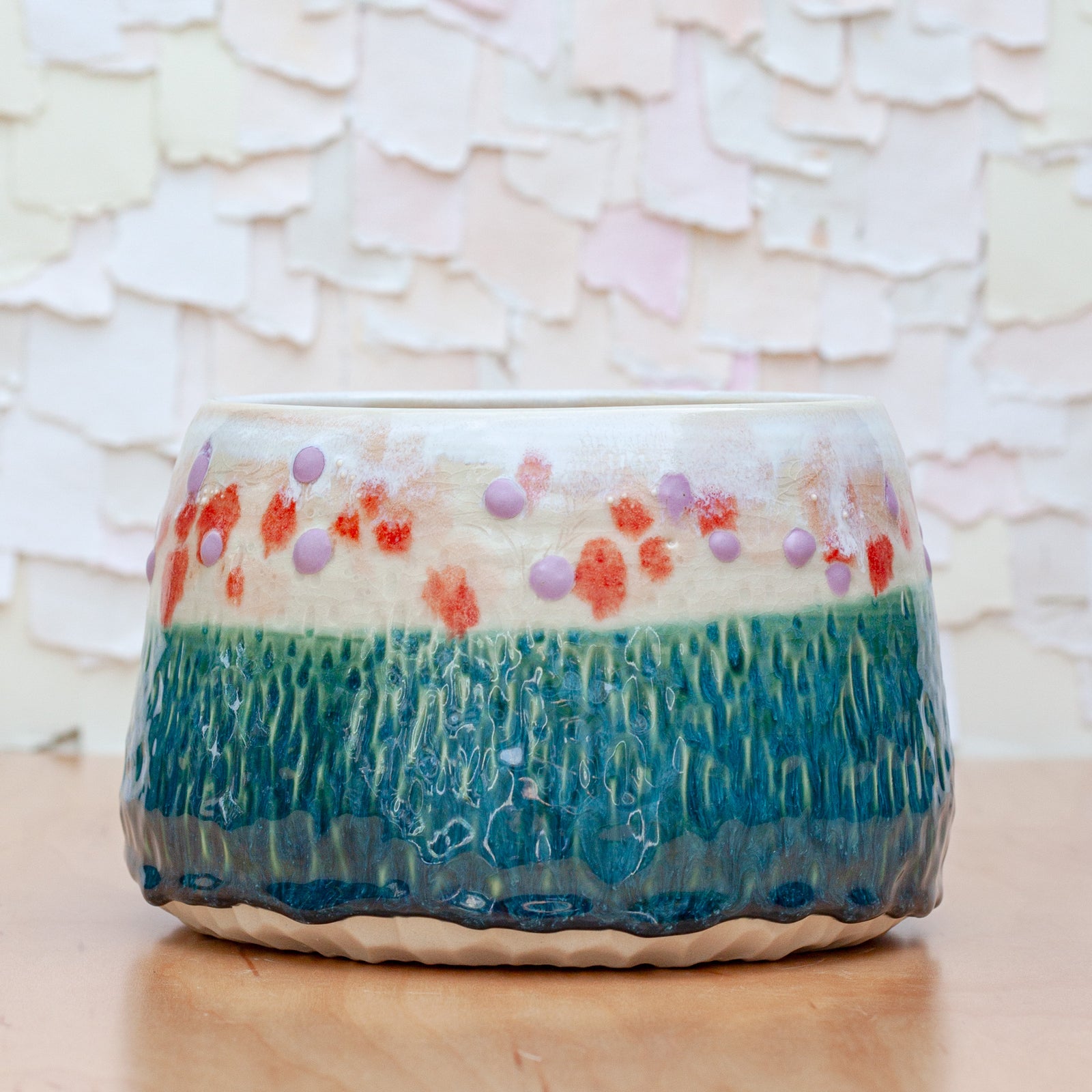 Moss Mystic Planter in Alpine Bloom
