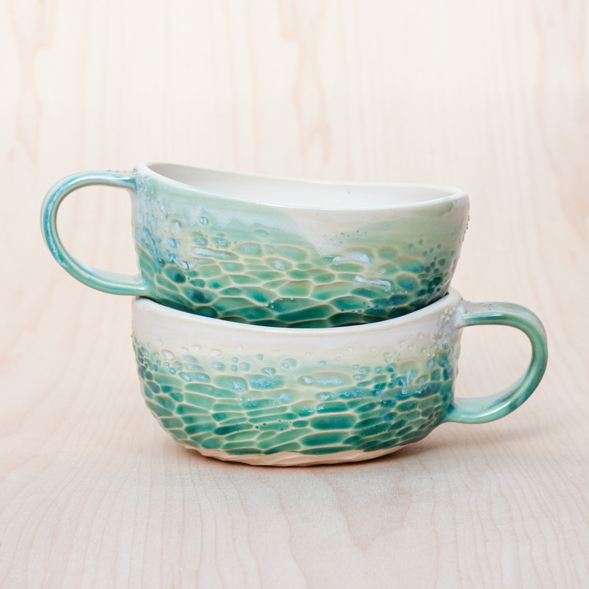 Neptune Soup Mug in Forest