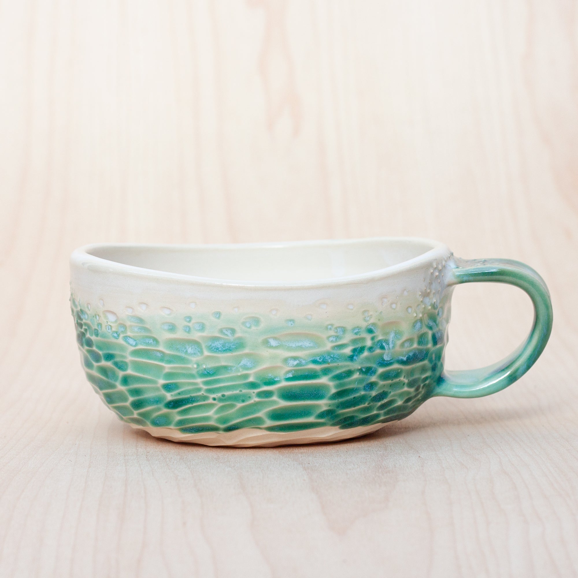 Neptune Soup Mug in Forest