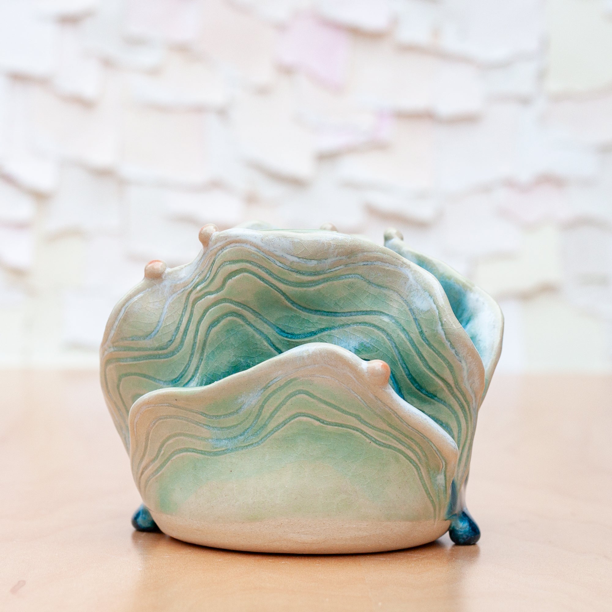 Petal Bud Vase in Coral