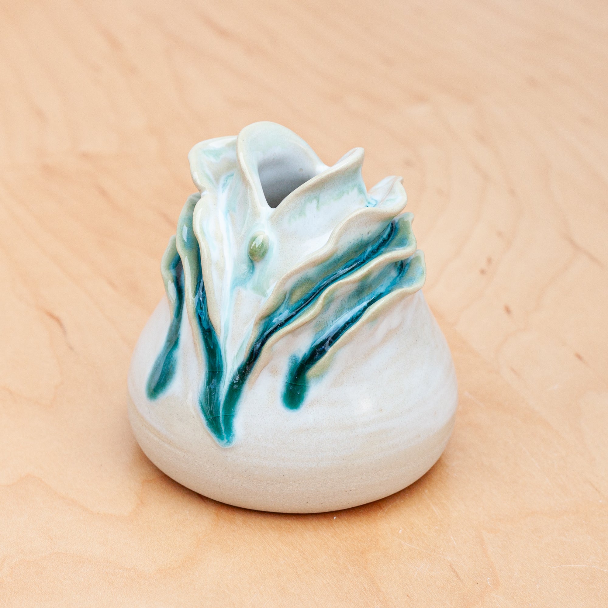 Petal Bud Vase in Frost