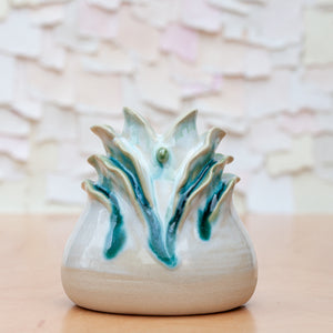 Petal Bud Vase in Frost