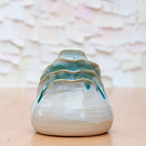 Petal Bud Vase in Frost